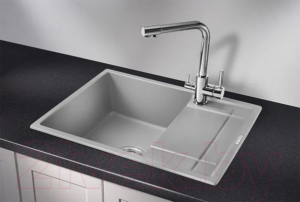 Изображение товара Мойка кухонная GRANULA GR-6501 (алюминиум)