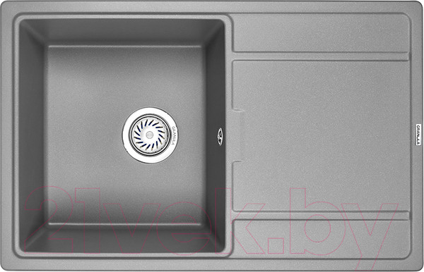 Изображение товара Мойка кухонная GRANULA GR-7804 (алюминиум)