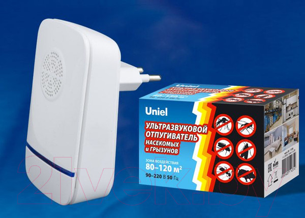 Изображение товара Ультразвуковой отпугиватель Uniel UDR-E12 / UL-00004563