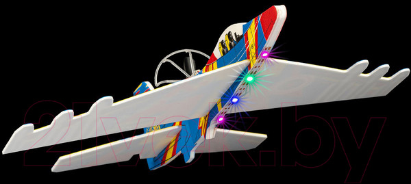 Изображение товара Самолет игрушечный Bondibon Истребитель с моторчиком / ВВ5127