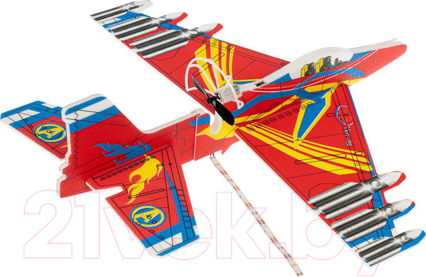Изображение товара Самолет игрушечный Bondibon Истребитель с моторчиком / ВВ5126