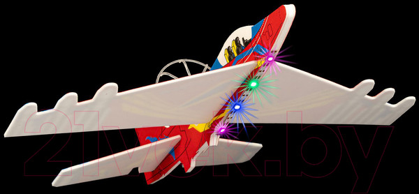 Изображение товара Самолет игрушечный Bondibon Истребитель с моторчиком / ВВ5126