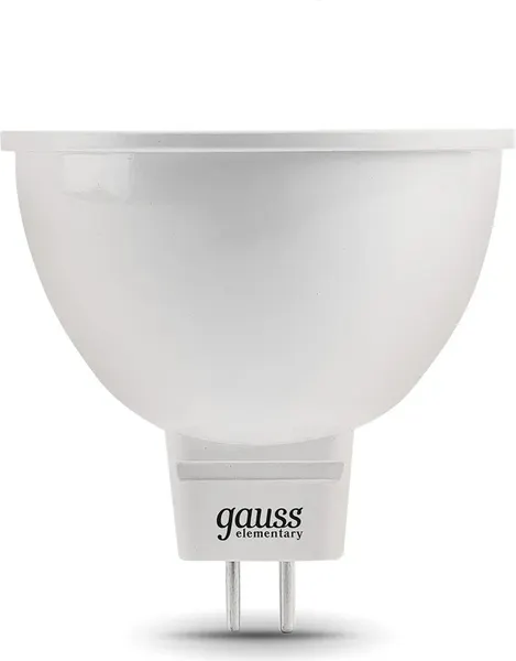 Изображение товара Лампа Gauss Elementary GU5.3 5.5W 2700K/3000K / 13516T (3шт)