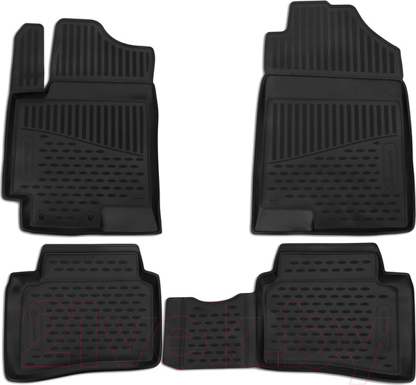 Изображение товара Комплект ковриков для авто ELEMENT ELEMENT2065210 для Hyundai Solaris (4шт)