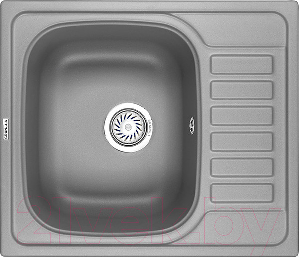 Изображение товара Мойка кухонная GRANULA GR-5801 (алюминиум)