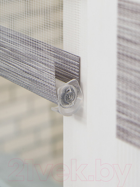 Изображение товара Рулонная штора АС МАРТ Вудэн 52x160 (светло-серый)