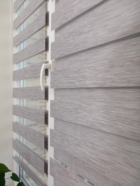 Изображение товара Рулонная штора АС МАРТ Вудэн 52x160 (светло-серый)