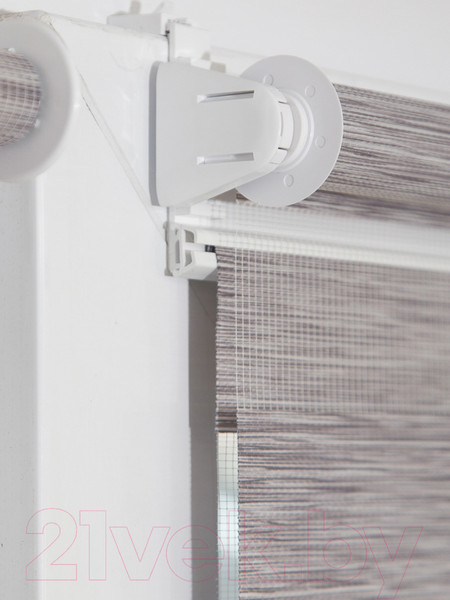 Изображение товара Рулонная штора АС МАРТ Вудэн 67x160 (светло-серый)