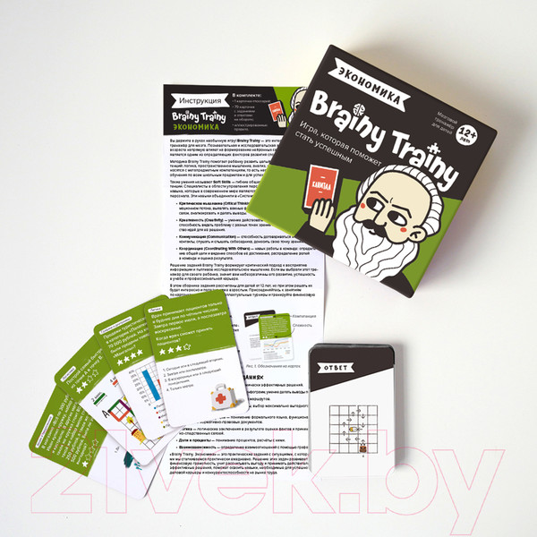 Изображение товара Настольная игра Brainy Trainy Финансовая грамотность. Экономика / УМ267