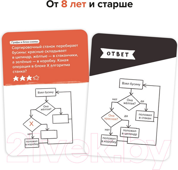 Изображение товара Настольная игра Brainy Trainy Программирование / УМ268