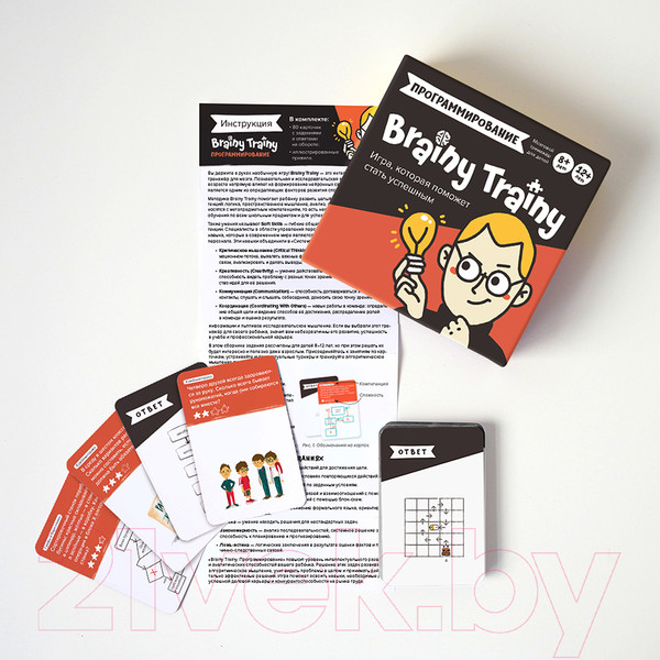Изображение товара Настольная игра Brainy Trainy Программирование / УМ268