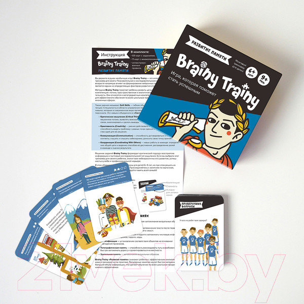 Изображение товара Настольная игра Brainy Trainy Развитие памяти / УМ461