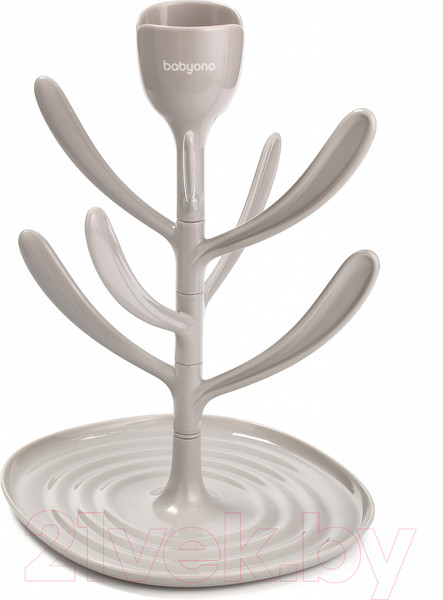 Изображение товара Сушилка для бутылочки BabyOno Универсальная для бутылок и сосок / 1072 (серый)