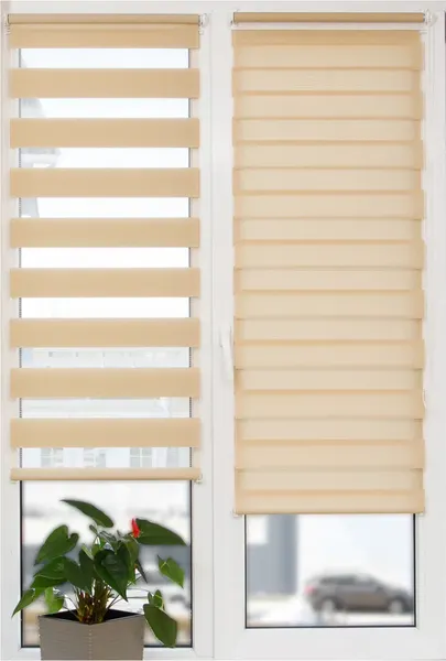 Изображение товара Рулонная штора АС МАРТ Баланс 38x160 (персиковый)