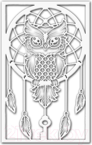 Изображение товара Декор настенный Arthata Ловец снов 50x95-V / 088-1 (белый)