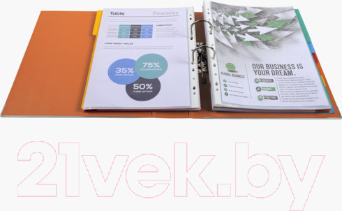 Изображение товара Папка-регистратор Exacompta 53344E (оранжевый)