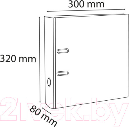 Изображение товара Папка-регистратор Exacompta 53347E (фуксия)