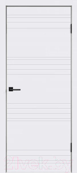 Изображение товара Дверь межкомнатная Velldoris Эмаль Scandi N 60x200 врезка (белый)