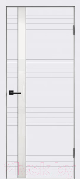 Изображение товара Дверь межкомнатная Velldoris Эмаль Scandi N 60x200 врезка (белый/лакобель белый)