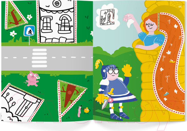 Изображение товара Развивающая книга Реши-Пиши Вырезалки Часть 2. 4-5 лет / УМ566