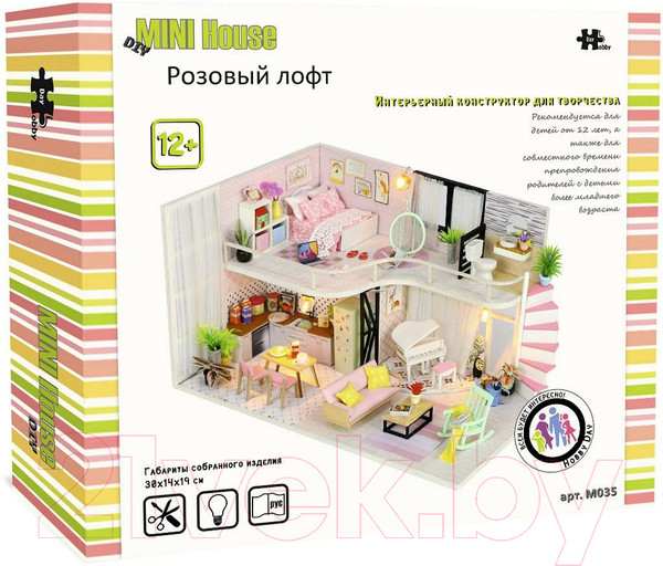 Изображение товара Румбокс Hobby Day Розовый лофт / M035