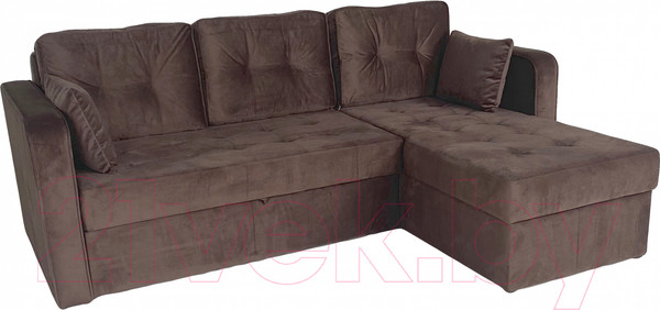 Изображение товара Диван угловой Аквилон Фаворит (бинго шоколад)