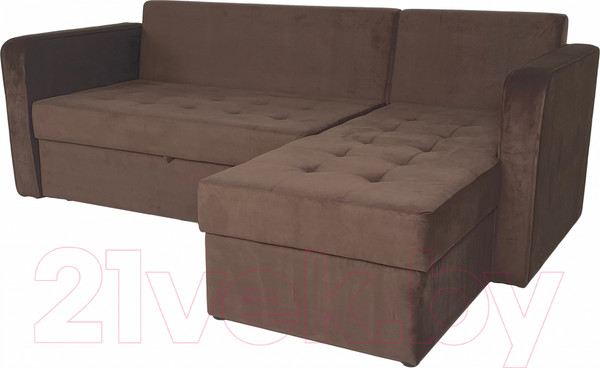 Изображение товара Диван угловой Аквилон Фаворит (бинго шоколад)