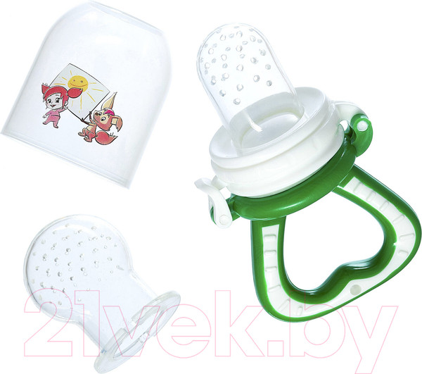 Изображение товара Ниблер Мама Тама С силиконовыми сеточками / MT/031 (зеленый)