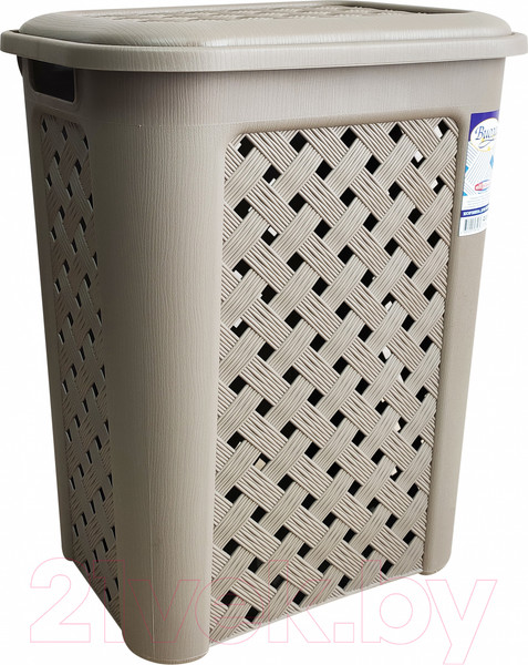 Изображение товара Корзина для белья Эльфпласт Виола EP204 (30л, серо-коричневый)