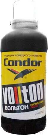 Изображение товара Колеровочная паста CONDOR Vollton 704 (750г, черный)