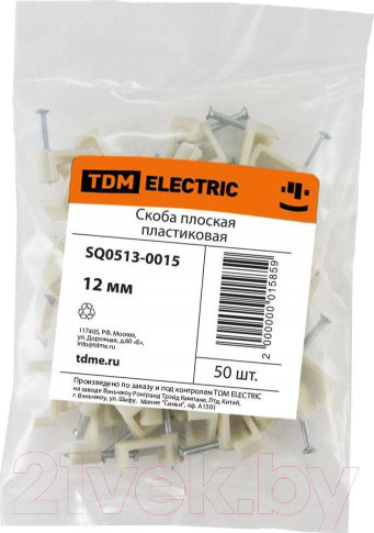 Изображение товара Скоба гвоздевая TDM SQ0513-0015 (50шт)