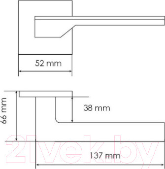 Изображение товара Ручка дверная Morelli Diy MH-49-S6 SC
