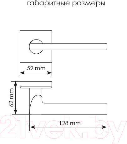 Изображение товара Ручка дверная Morelli Diy MH-50-S6 SC