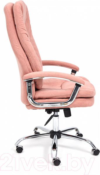 Изображение товара Кресло офисное Tetchair Softy Lux флок (розовый)