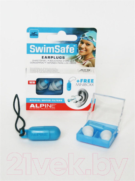 Изображение товара Беруши для плавания Alpine Hearing Protection SwimSafe / 111.21.450