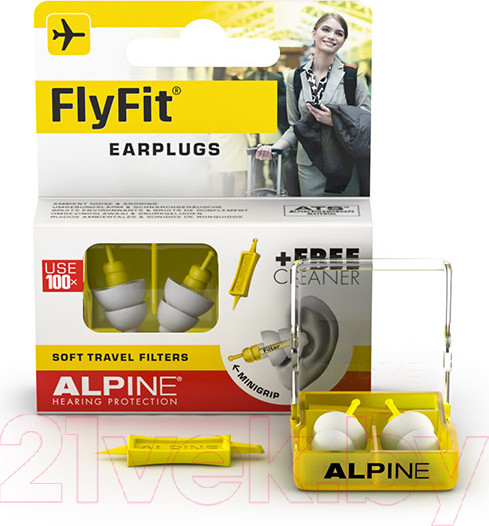 Изображение товара Беруши Alpine Hearing Protection FlyFit / 111.31.251