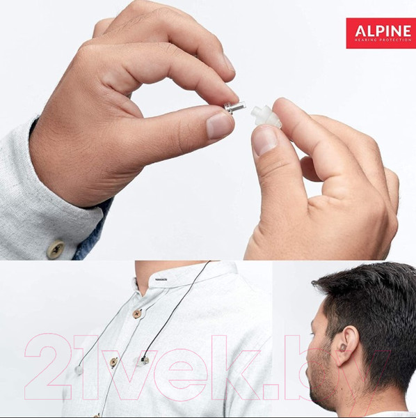 Изображение товара Беруши для музыкантов Alpine Hearing Protection MusicSafe Pro / 111.24.100 (черный)