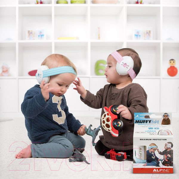 Изображение товара Защита для ушей ребенка Alpine Hearing Protection Muffy Baby / 111.82.328 (синий)