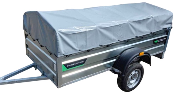 Изображение товара Прицеп для автомобиля ТитаН 2513 / 7197-0000010-02 (50см борт, тент 300мм оцинкованный)