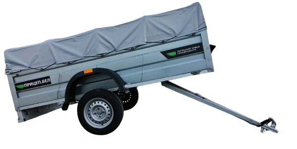 Изображение товара Прицеп для автомобиля ТитаН 2513 / 7197-0000010-02 (50см борт, тент 300мм оцинкованный)