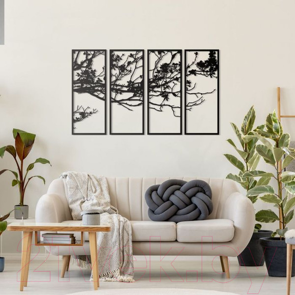 Изображение товара Декор настенный Arthata Осень 50x90-B / 096-4 (черный)