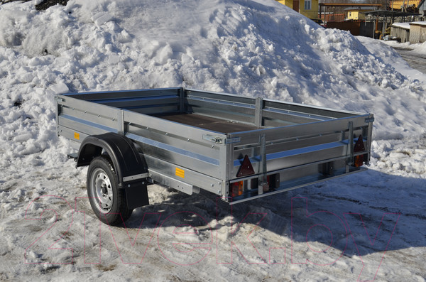 Изображение товара Прицеп для автомобиля Avtos A25P1B (2500x1500x300, R13, ресс. AL-KO, тент 1200мм Аэро)