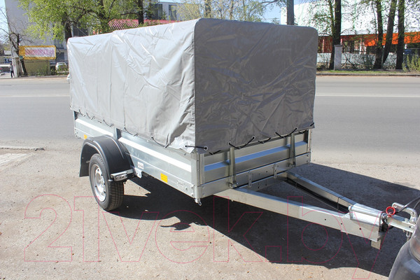 Изображение товара Прицеп для автомобиля Avtos A25P1B (2500x1500x300, R13, ресс. AL-KO, тент 1200мм Аэро)