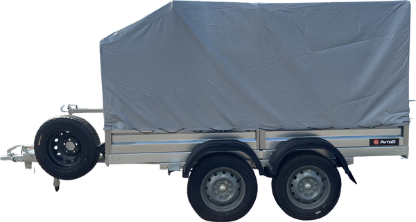 Изображение товара Прицеп для автомобиля Avtos A30P2B (3000x1500x300, R13, двухосный, ресс. AL-KO, тент 1200мм Аэро)