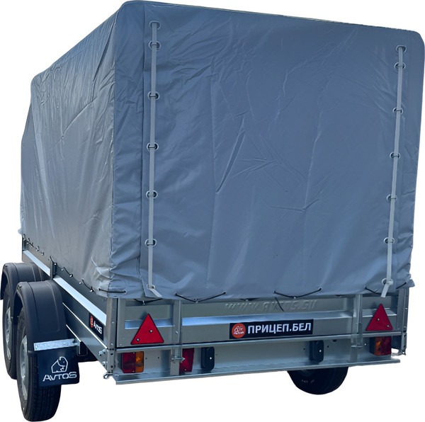 Изображение товара Прицеп для автомобиля Avtos A30P2B (3000x1500x300, R13, двухосный, ресс. AL-KO, тент 1200мм Аэро)