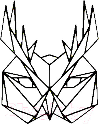 Изображение товара Декор настенный Arthata Филин 30x40-B / 099-1 (черный)