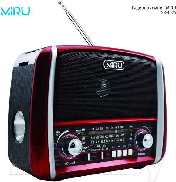 Изображение товара Радиоприемник Miru SR-1025