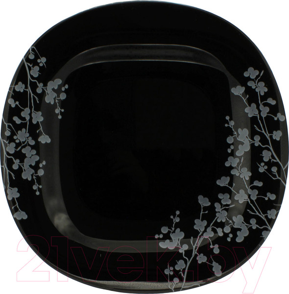 Изображение товара Тарелка столовая обеденная Luminarc Ombrelle Black P3538