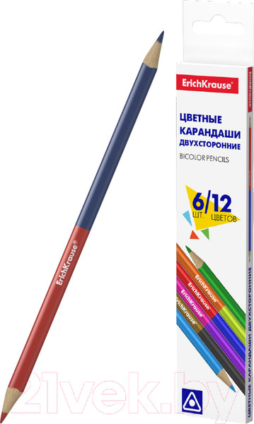Изображение товара Набор цветных карандашей Erich Krause Basic / 50530 (12цв)