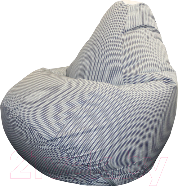 Изображение товара Бескаркасное кресло Flagman Груша Мега XXXL Г3.7-39 (соты, серый)